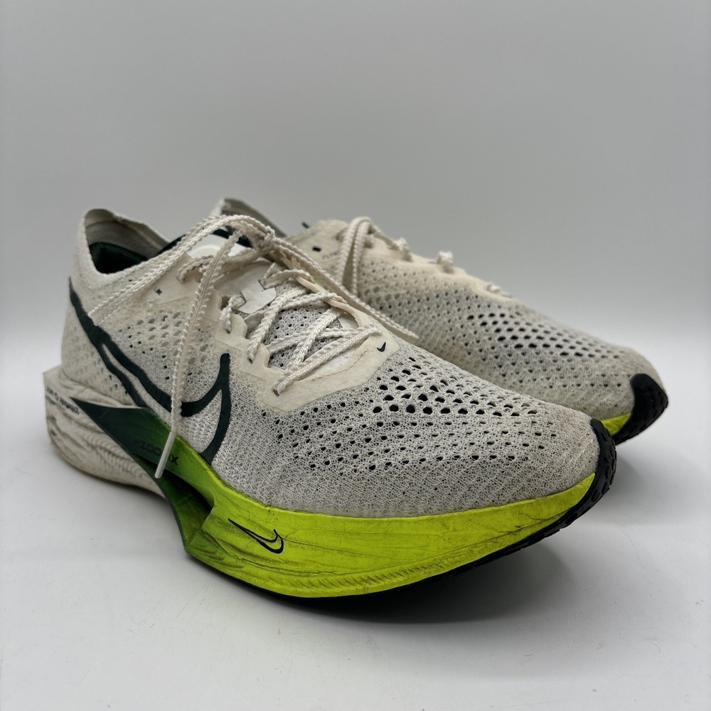 Nike ZoomX Vaporfly Next% 3 Men's Size 7.5 Running Shoe White/Green‎ FZ4017-100